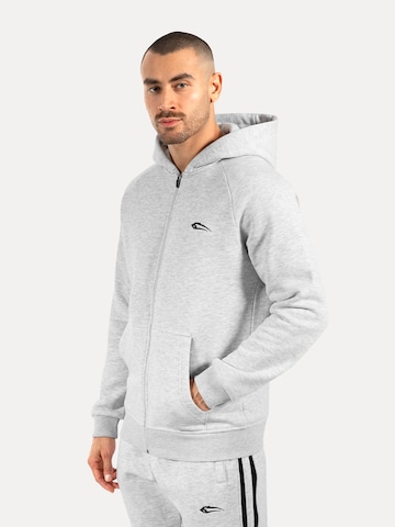 Smilodox Zip HoodieYasin in Grau