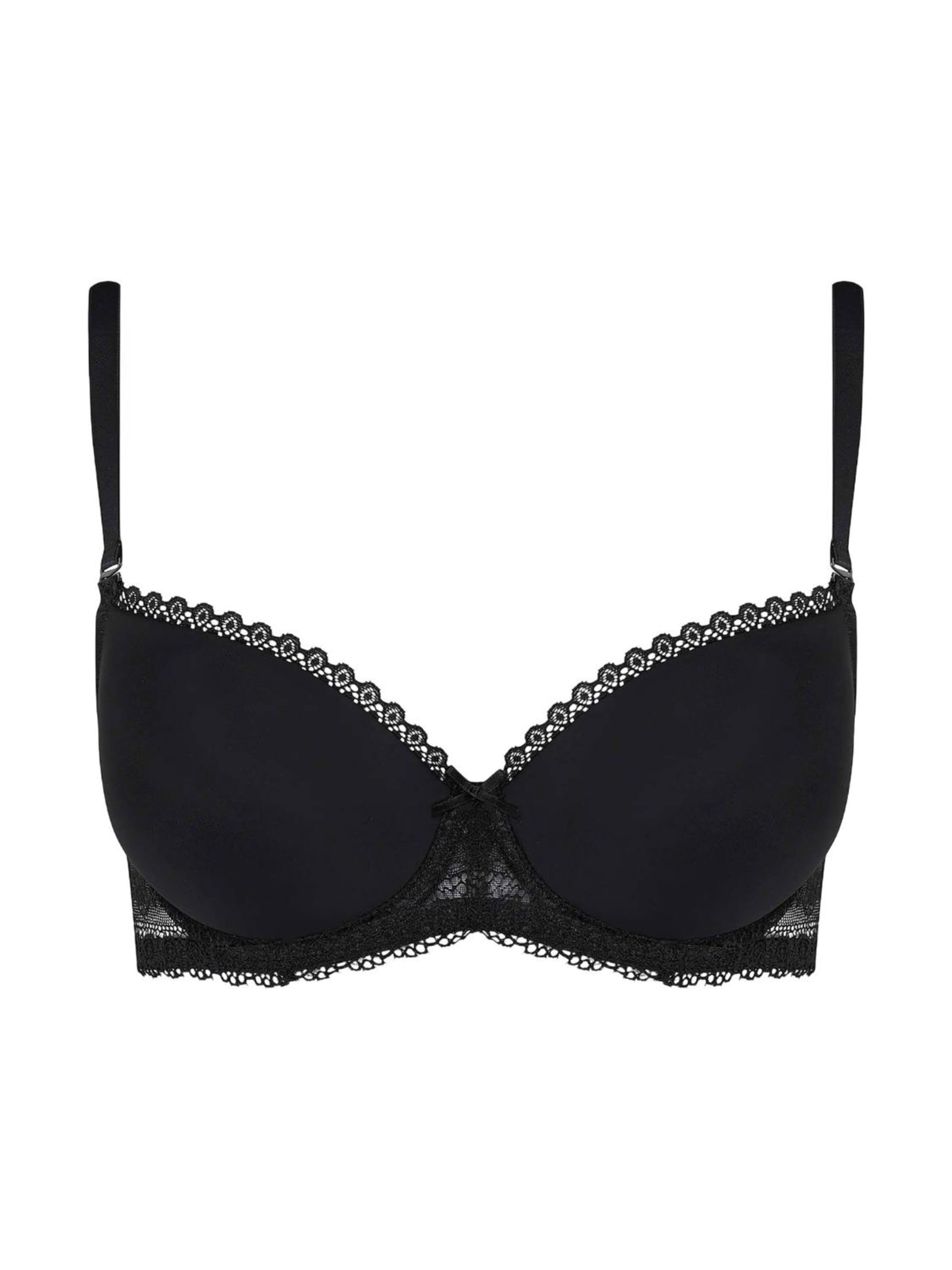 ESOTIQ - Push-up Sujetador en negro: frente