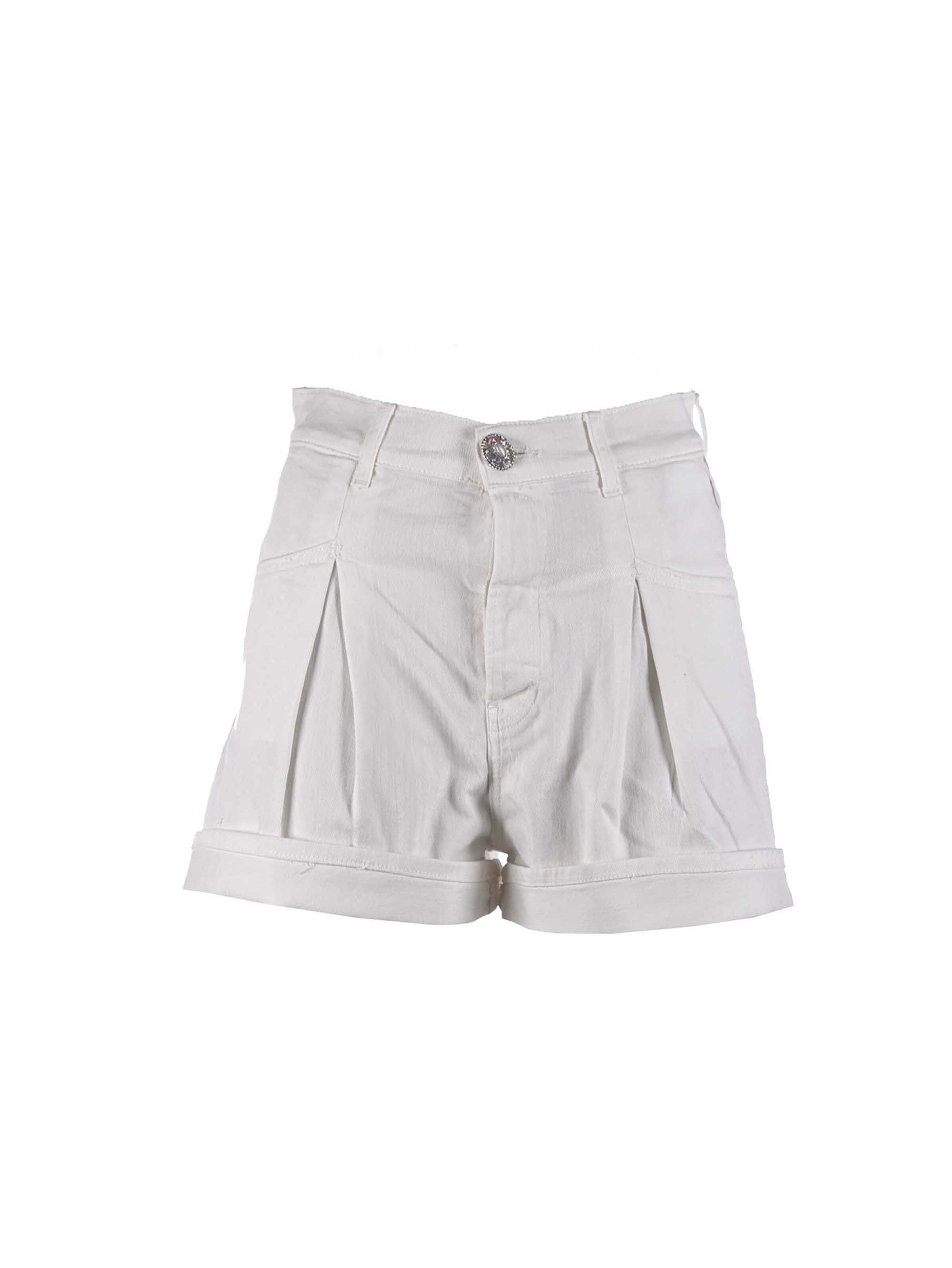 REPLAY Regular Shorts in Weiß: Vorderseite
