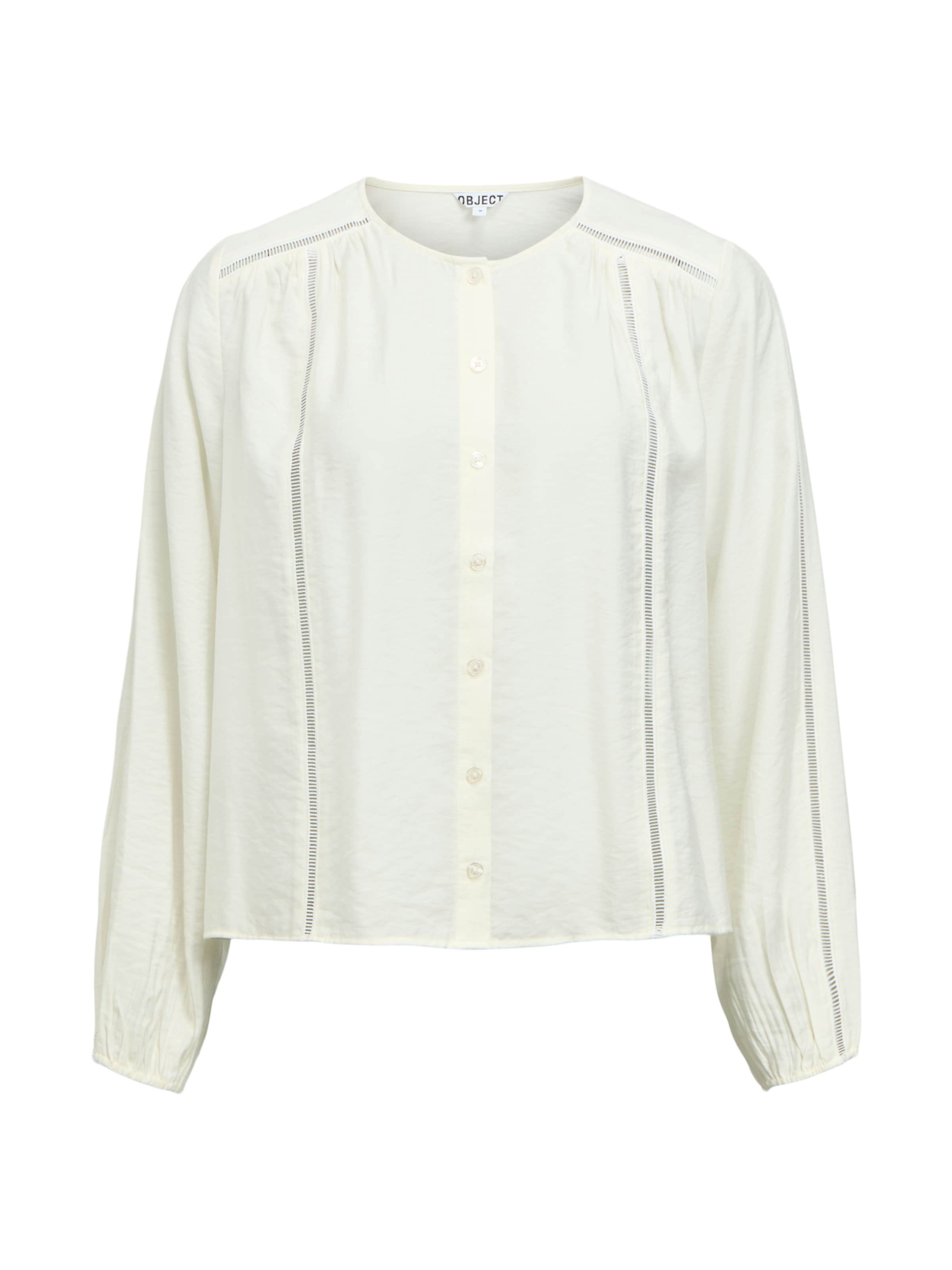 OBJECT Bluse 'OBJDana' in Weiß: Vorderseite