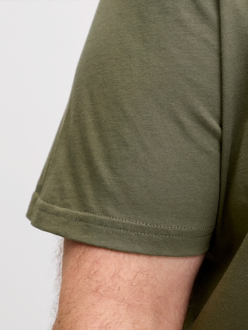 Jack & Jones Plus Póló 'JJEDenver' - zöld