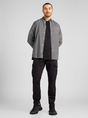 JACK & JONES Regular Fit Hemd 'BROOK' in Grau