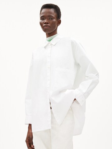 ARMEDANGELS Blouse 'Ealga' in White: front