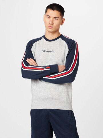 Champion Authentic Athletic Apparel Суичър в сиво: отпред