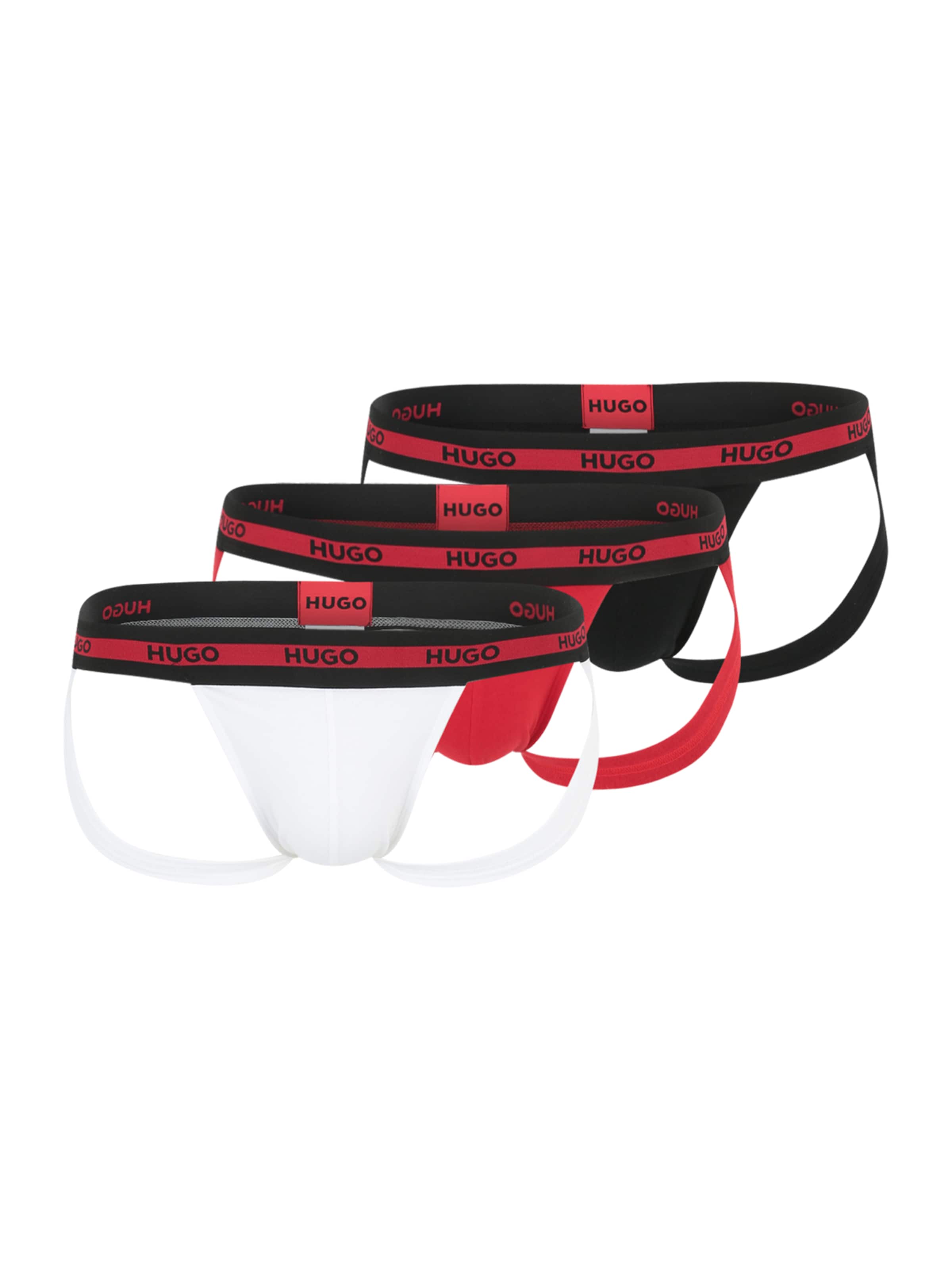 HUGO Slip in Rood: voorkant