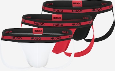 Slip HUGO Red pe roșu / negru / alb, Vizualizare produs