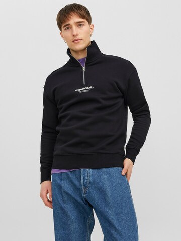 JACK & JONES Sweatshirt 'Vesterbro' i svart: framsida