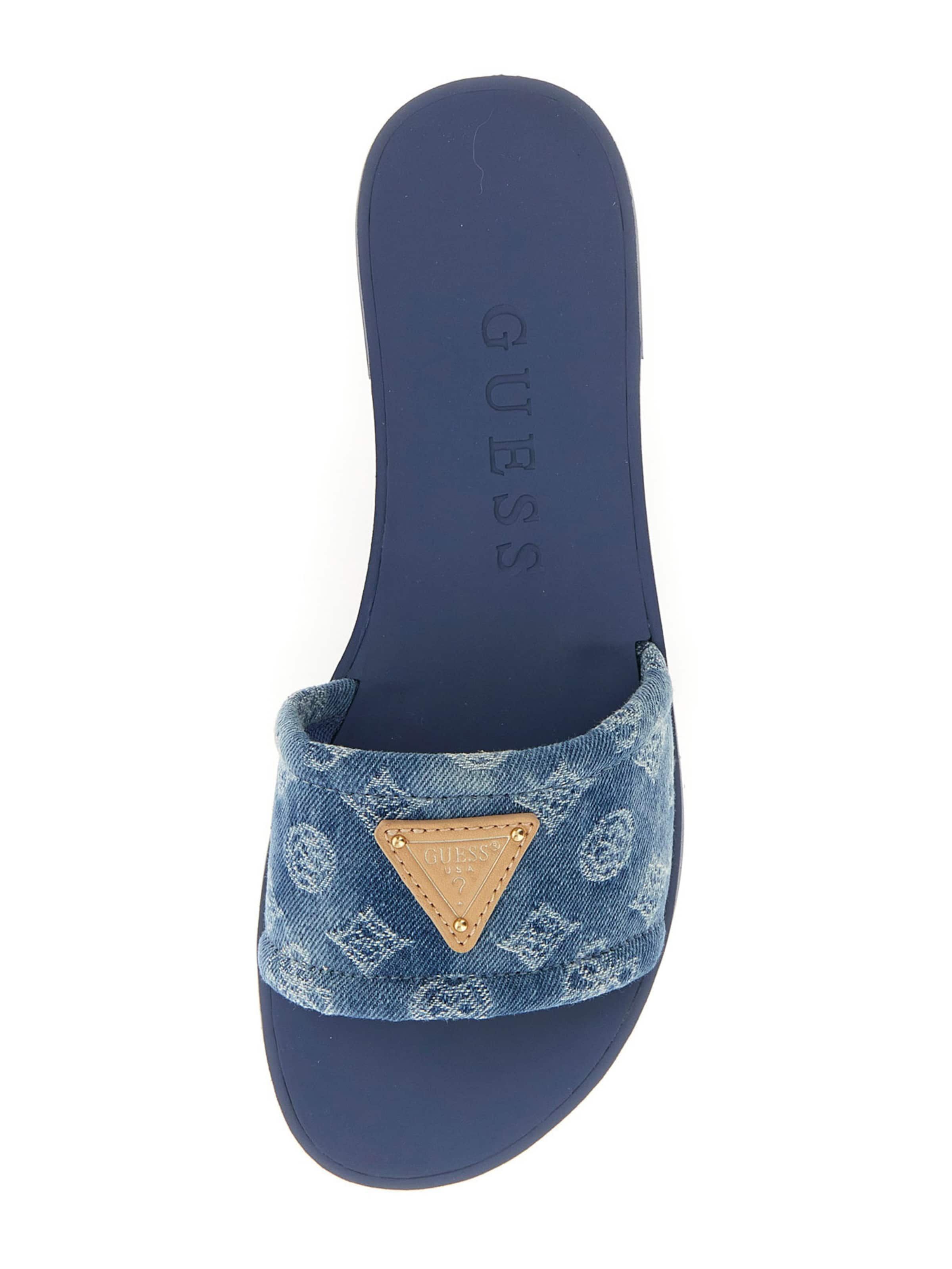 Saboți 'ELYSONE' de la GUESS pe albastru