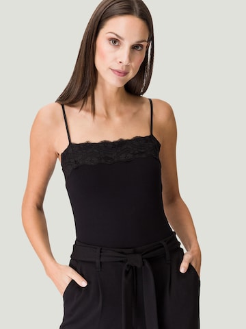 zero Top 'Tessa' in Black: front