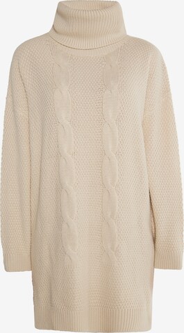 MYMO Knitted dress 'Biany' in Beige: front