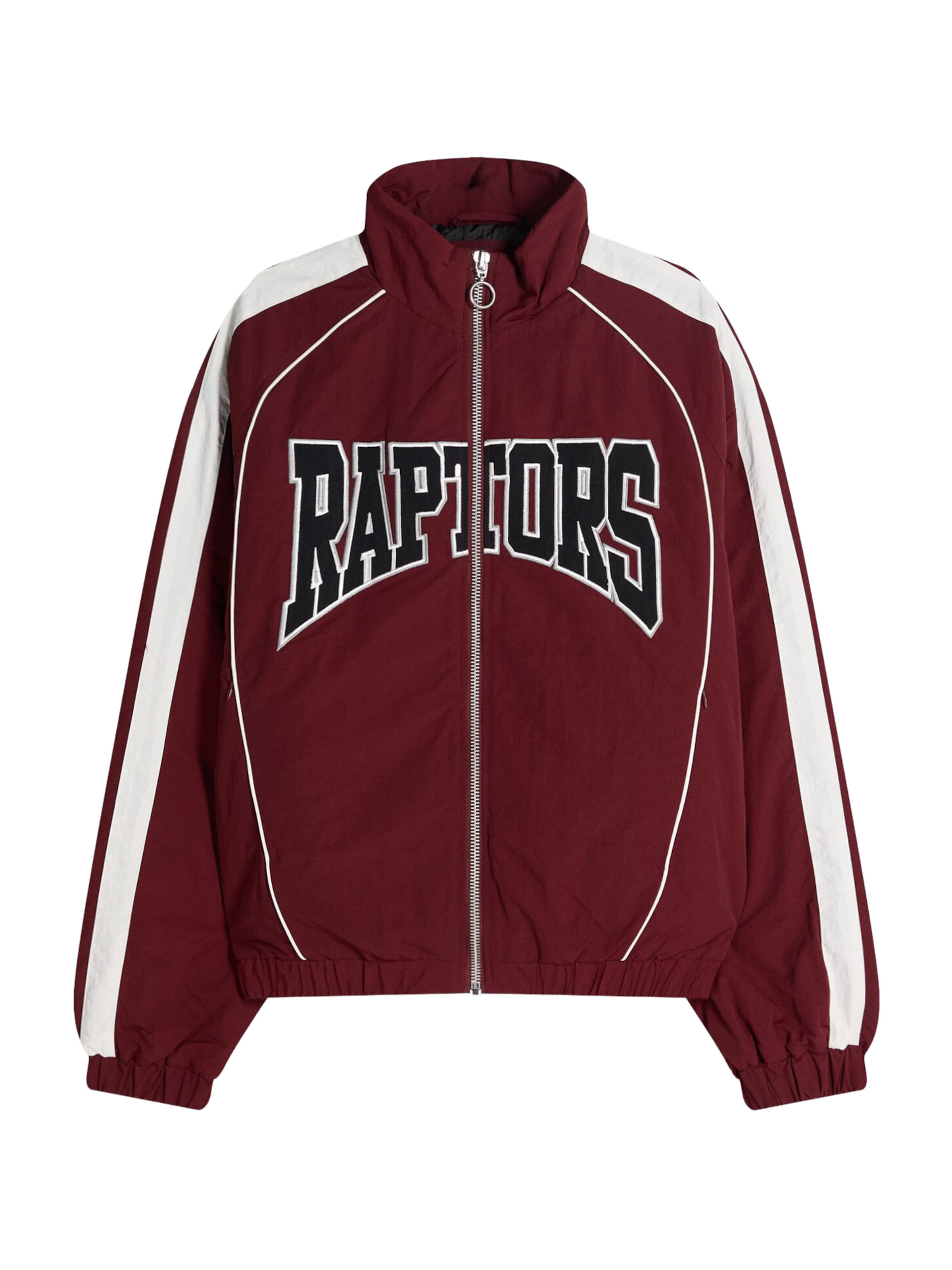 Bershka Prechodná bunda - Červená: predná strana