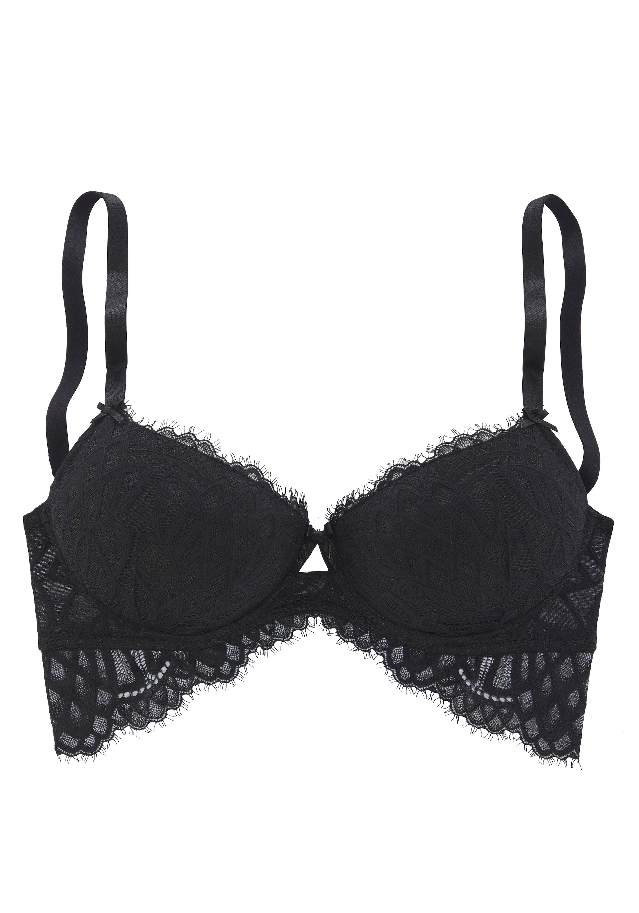 LASCANA Bra in Black: front