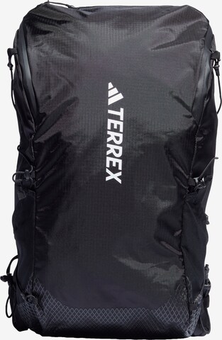 ADIDAS TERREX Sports Backpack in Black: front