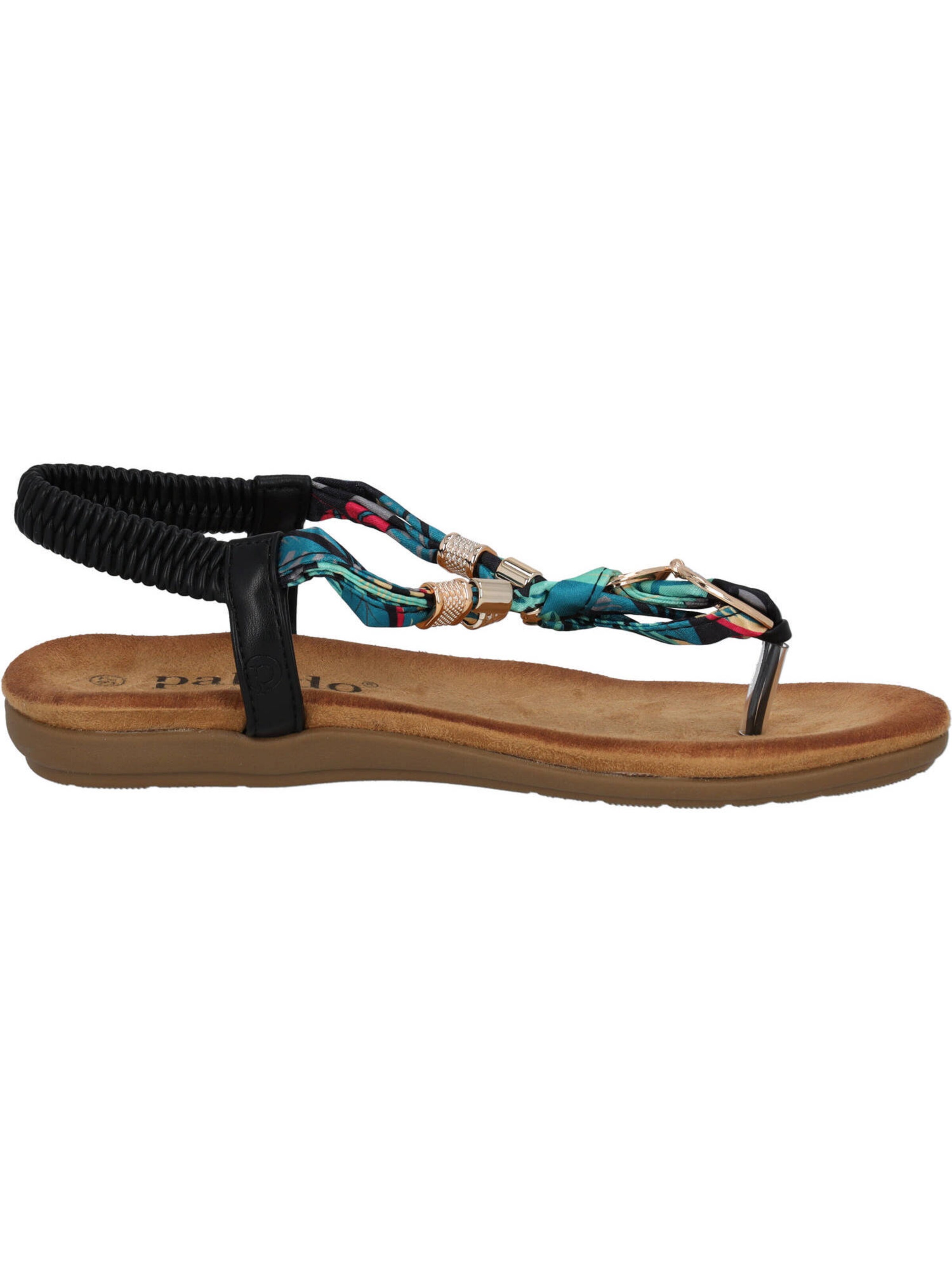 Palado by Sila Sahin T-bar sandals 'Jurte' in Black
