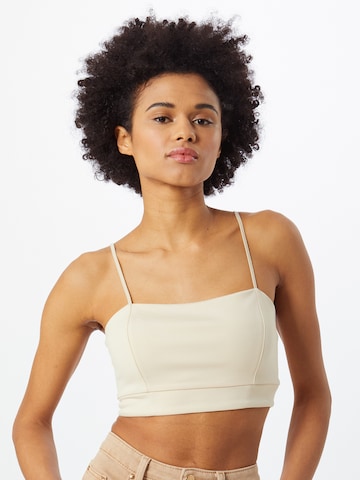 ABOUT YOU Top 'Gitta' in Beige: front