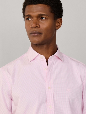 Coupe regular Chemise 'CITY' Hackett London en rose