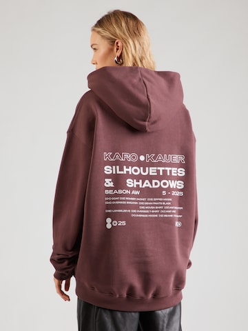 Karo Kauer Sweatshirt in Lila: voorkant