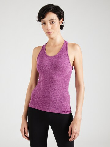 Hummel Sportovní top 'CANA' – fialová: přední strana