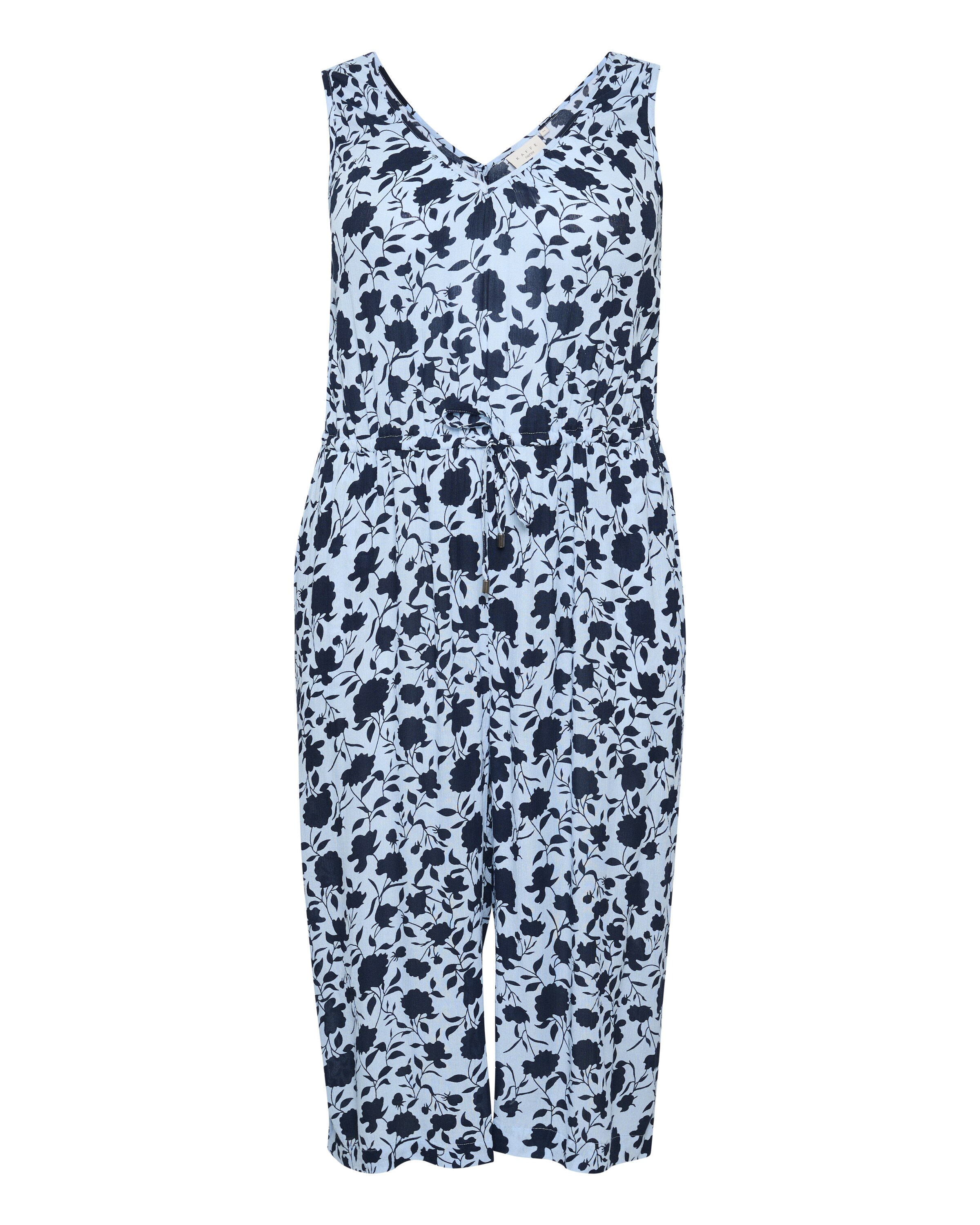 KAFFE CURVE Jumpsuit 'Isma Ami' i blå: forside