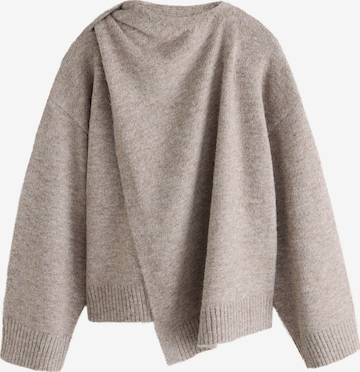 Next Neuletakki värissä beige: etupuoli