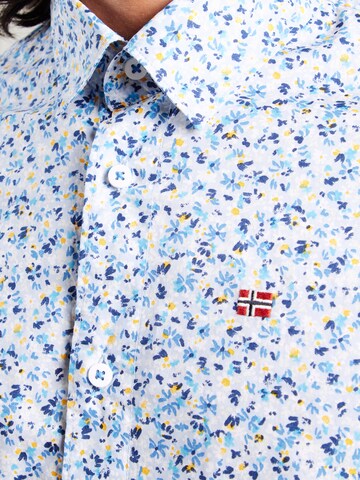 NAPAPIJRI Rovný strih Košeľa 'RONGE' - Modrá