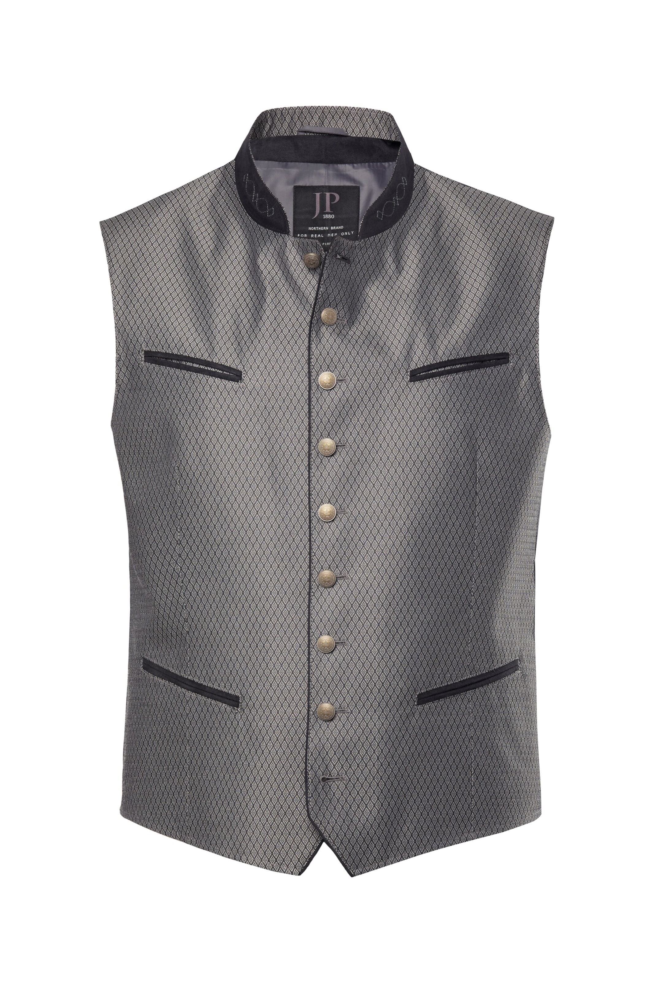 JP1880 Steppweste in Grau: Vorderseite