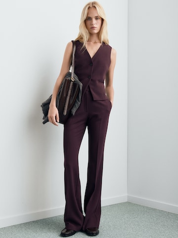 Gilet de costume 'EMMA' MANGO en violet