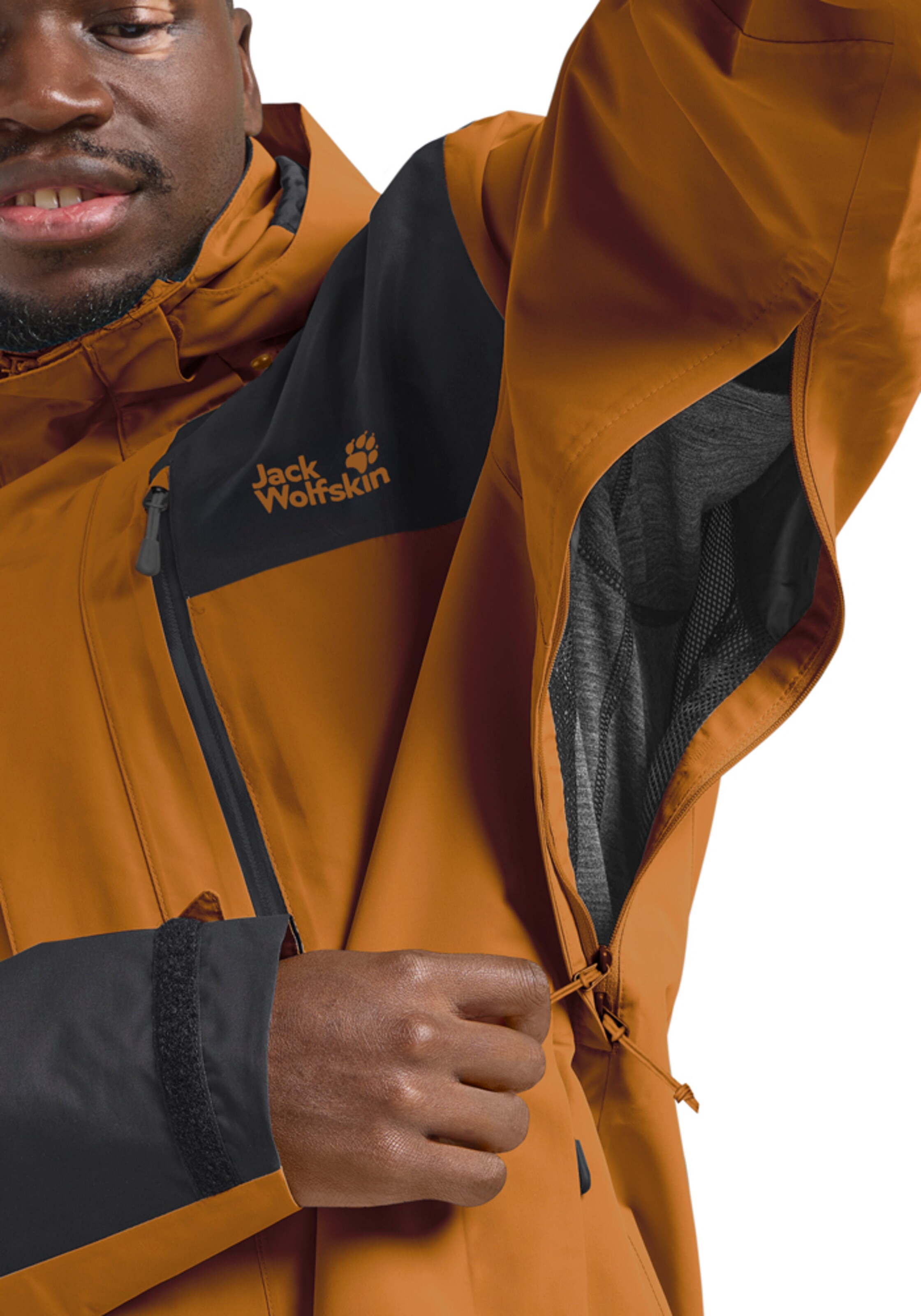 JACK WOLFSKIN Outdoor jacket in Brown