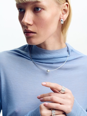 REYTEL Ring 'SHEEN' in Silver: front