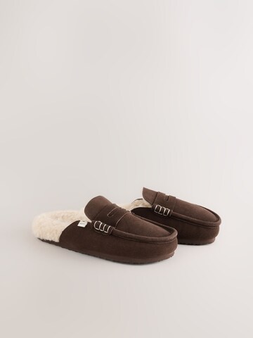 Pantoufle Next en marron