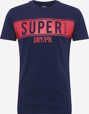 T-Shirt Superdry en blanc : devant