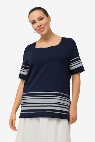 Ulla Popken - Camiseta en azul: frente