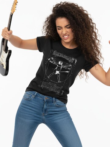 MAKAYA Shirt 'Da Vinci Rock' in Black