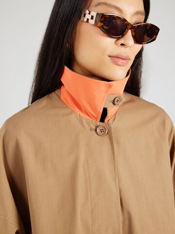 No. 1 Como Between-Seasons Coat 'CLAIRE' in Brown