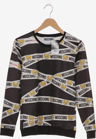 MOSCHINO Langarmshirt XS in Schwarz: predná strana