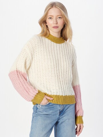 MSCH COPENHAGEN Sweater 'Inari Heidi' in White: front