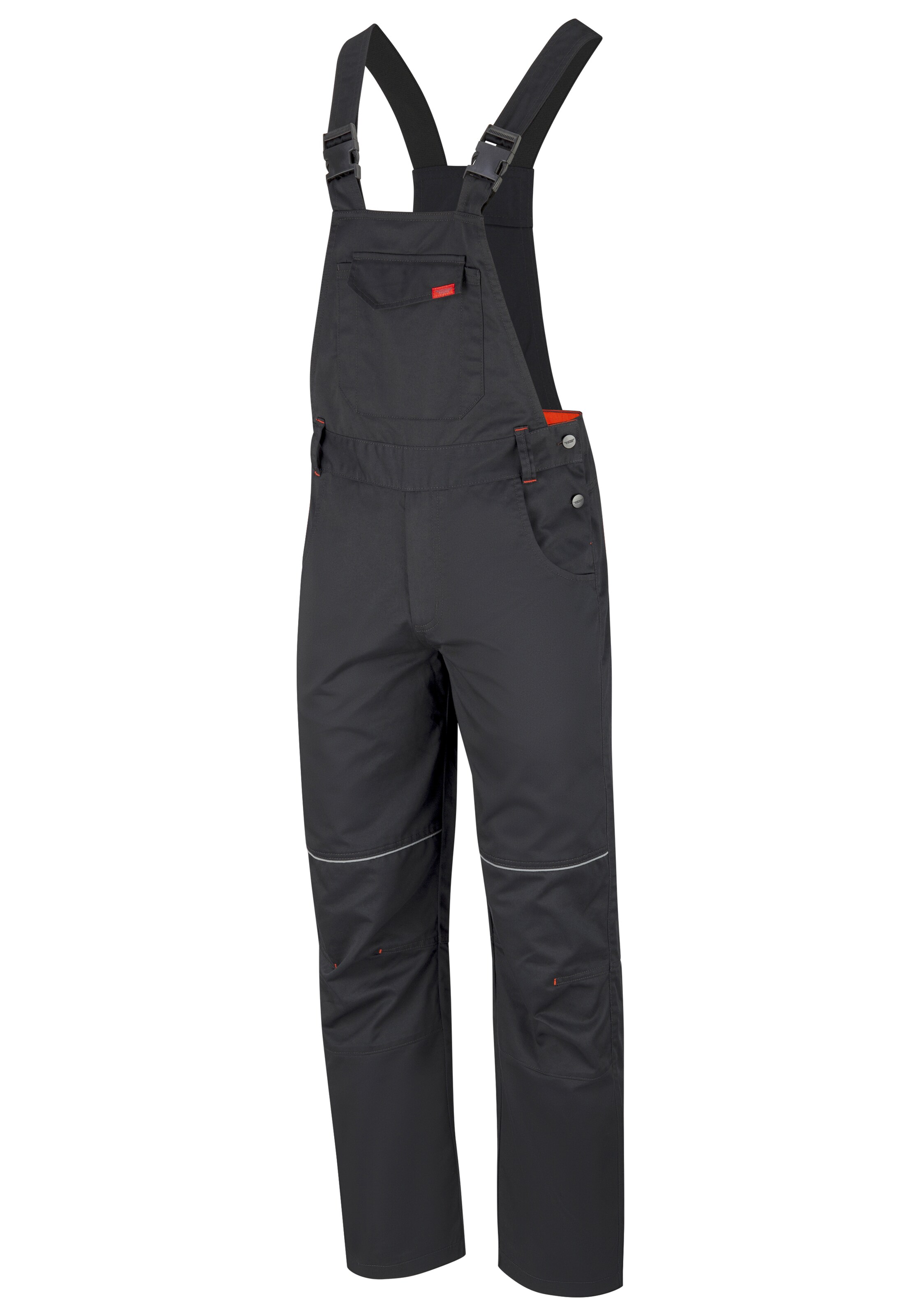 Hero Regular Latzhose 'Edmonton' in Schwarz: Vorderseite