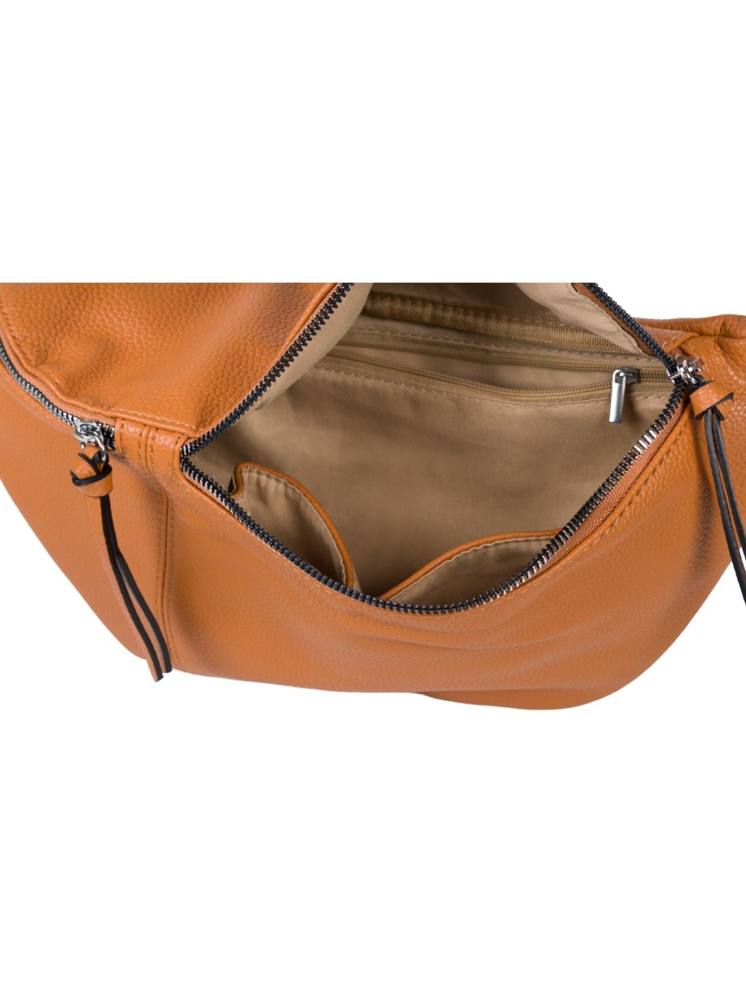 styleBREAKER Umhängetasche 'Halbmond Crossbody Bag Set 3-Teilig'‌‌‌‌‌‌‌‌‌‌ in Braun