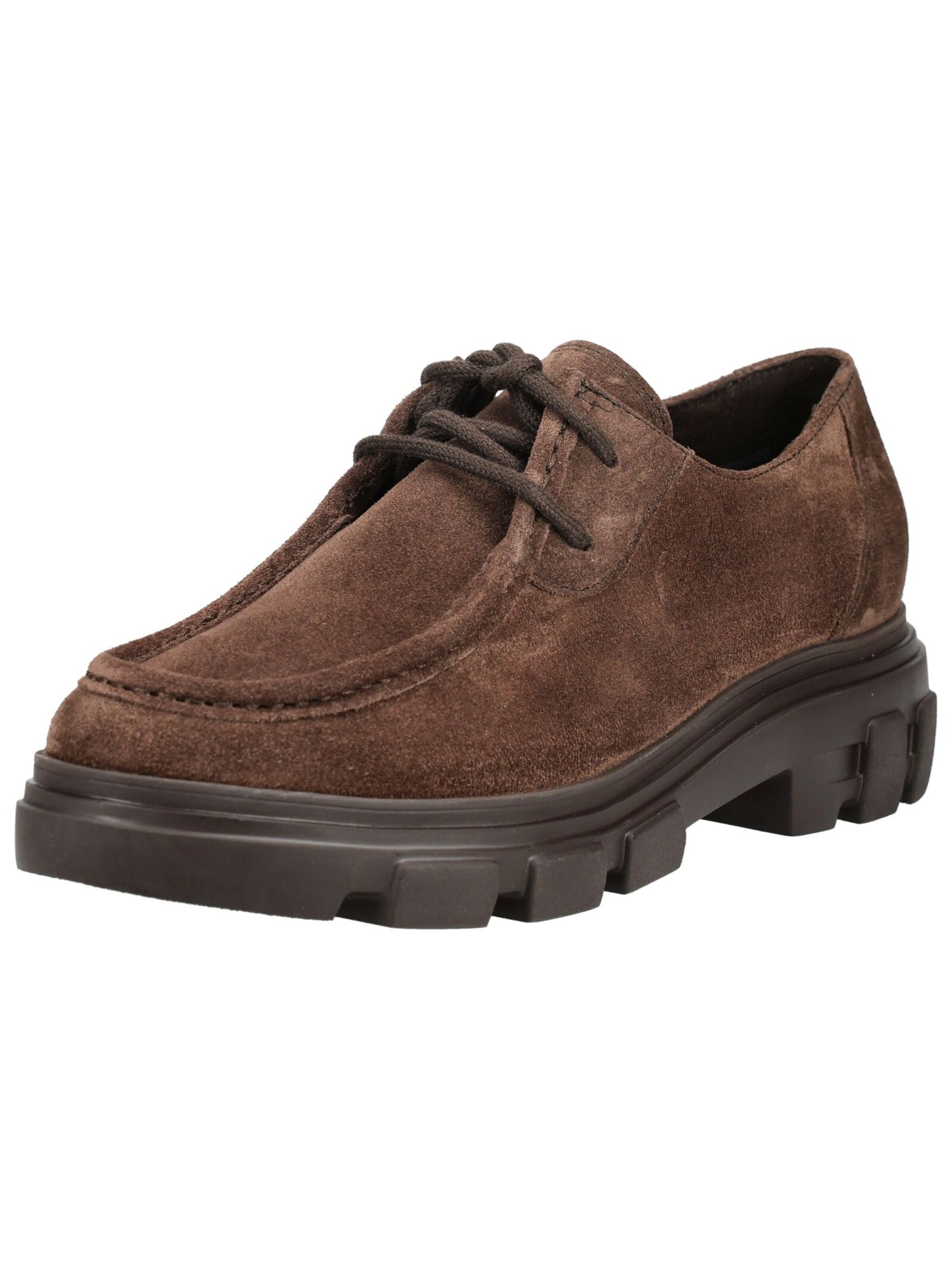Paul Green Lace-up shoe in Brown: front