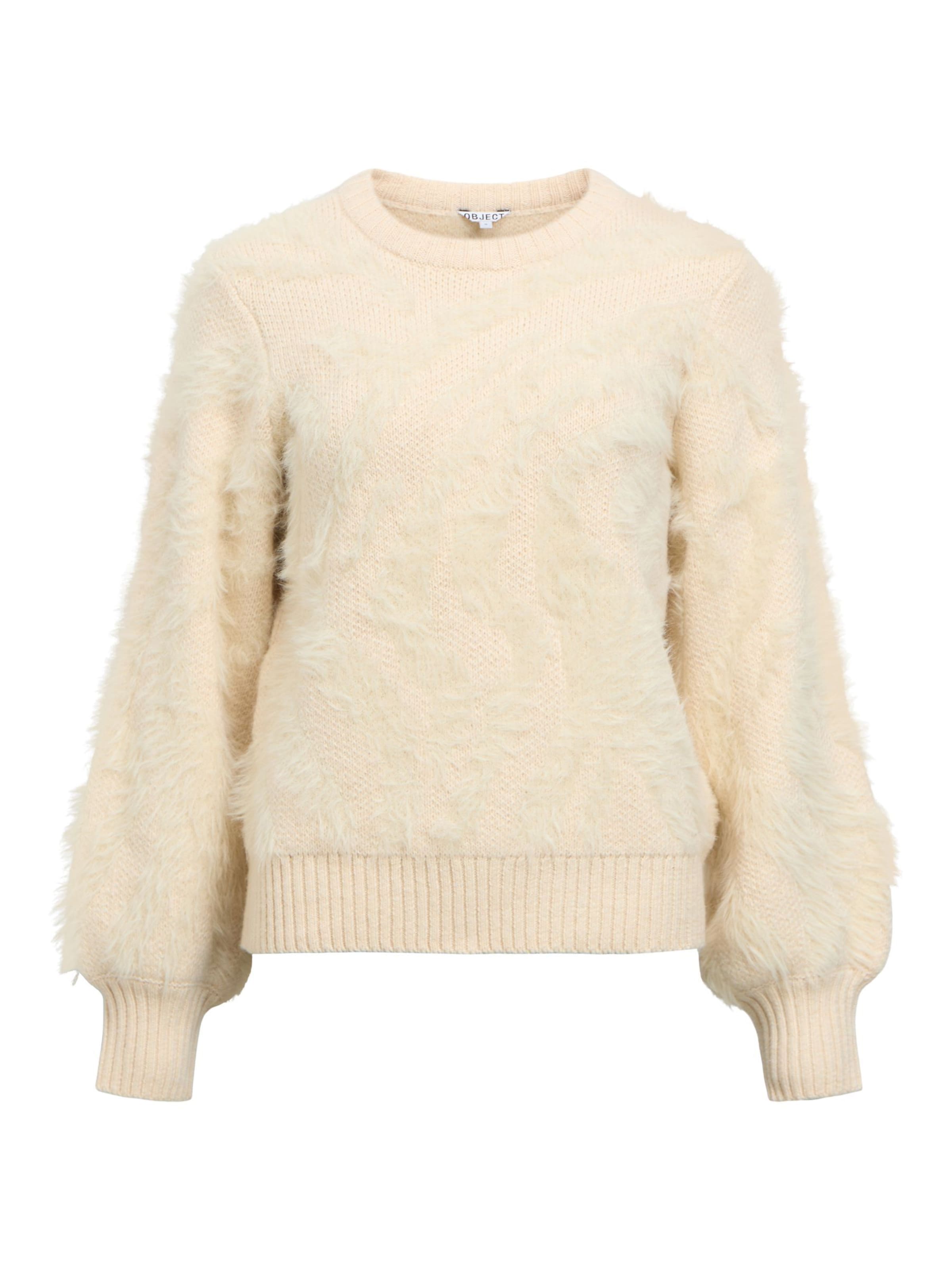 OBJECT Pullover 'OBJHollow' in Beige: Vorderseite