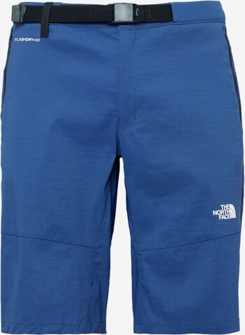 Pantalon fonctionnel THE NORTH FACE en bleu : devant