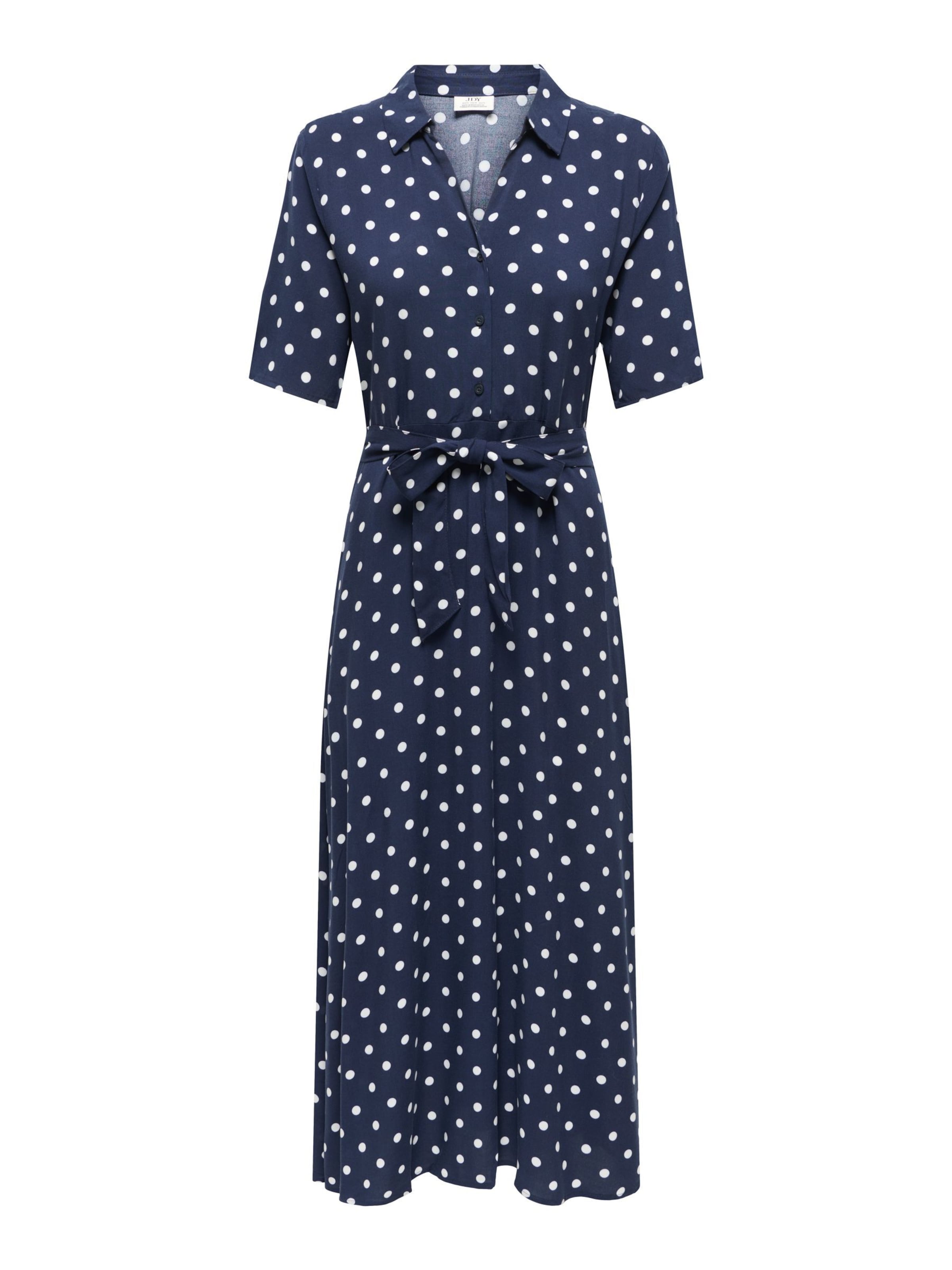 JDY Shirt Dress 'JDYStarsezen' in Blue: front