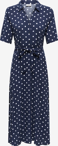 JDY Shirt Dress 'JDYStarsezen' in Blue: front