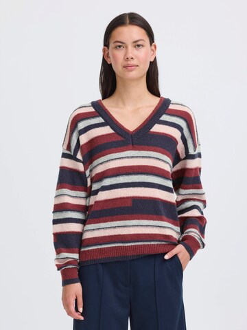 ICHI Sweater 'IHASTRA' in Blue: front