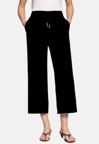 Loosefit Pantaloni di zero in nero: frontale