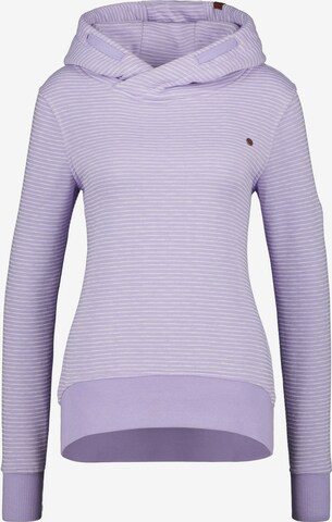 Sweat-shirt 'SarinaAK' Alife and Kickin en violet : devant