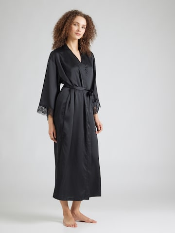 Robe de chambre 'DESIRE' ETAM en noir : devant