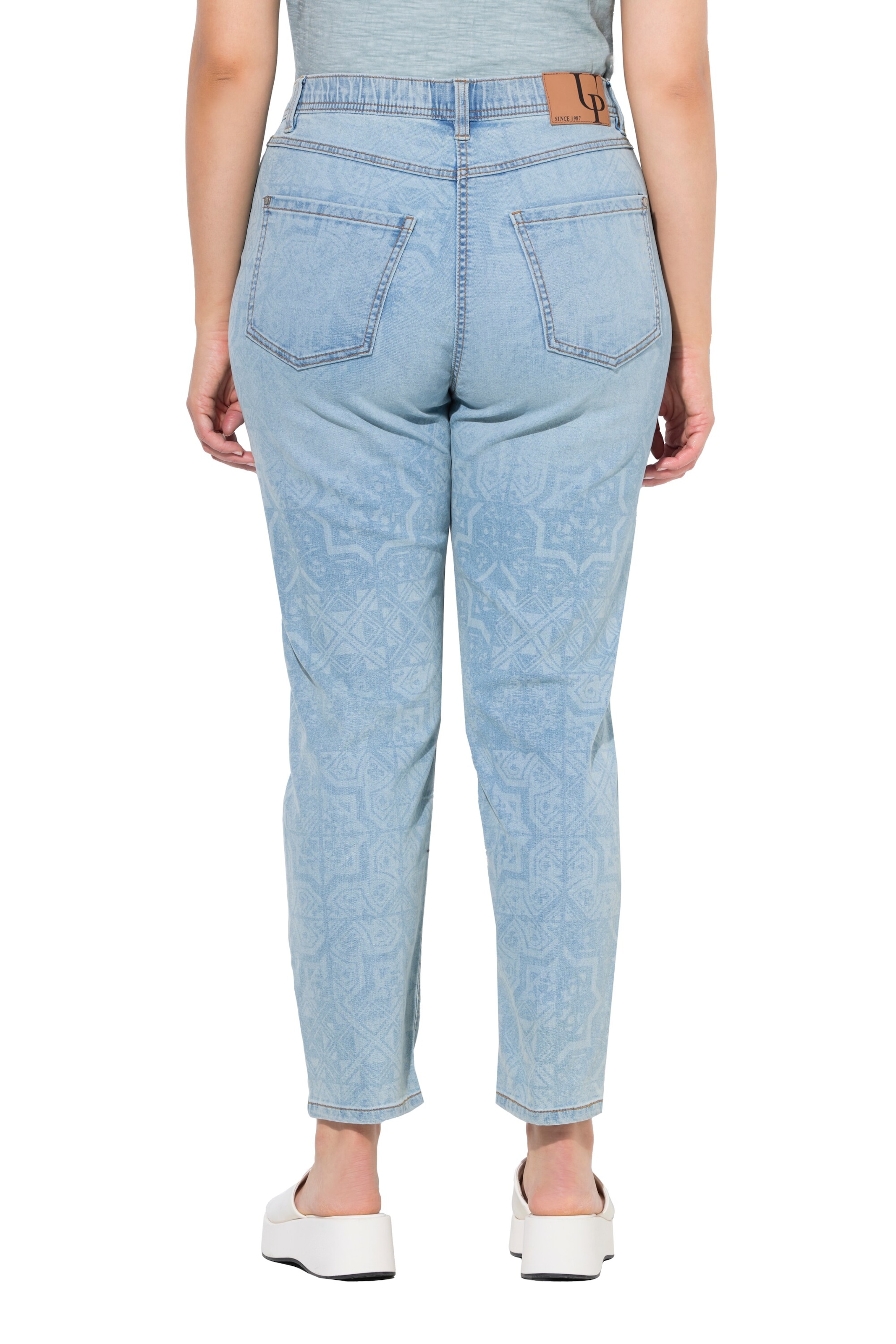 Ulla Popken Regular Jeans in Blauw