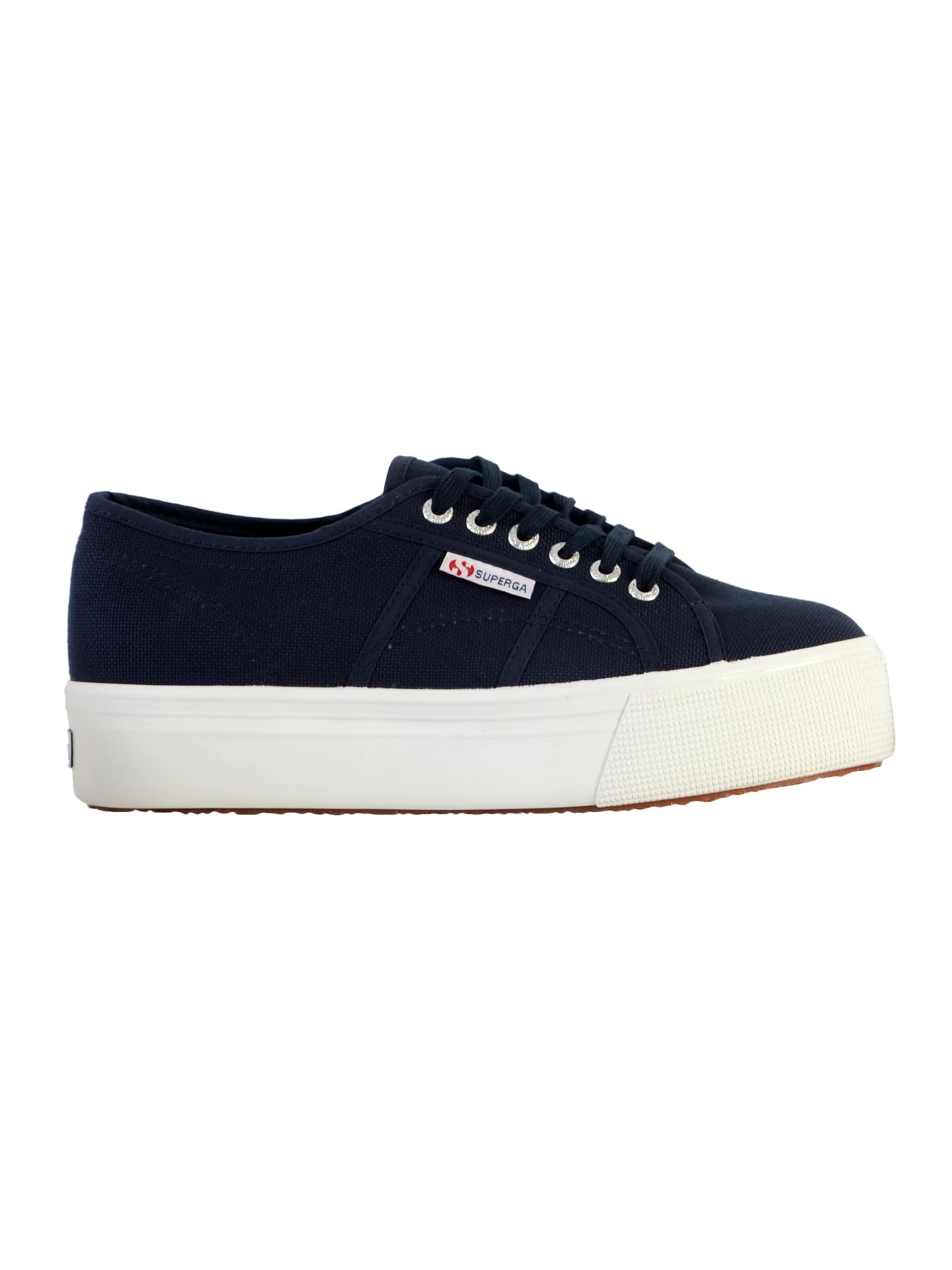 SUPERGA Buty sportowe sznurowane w kolorze niebieski