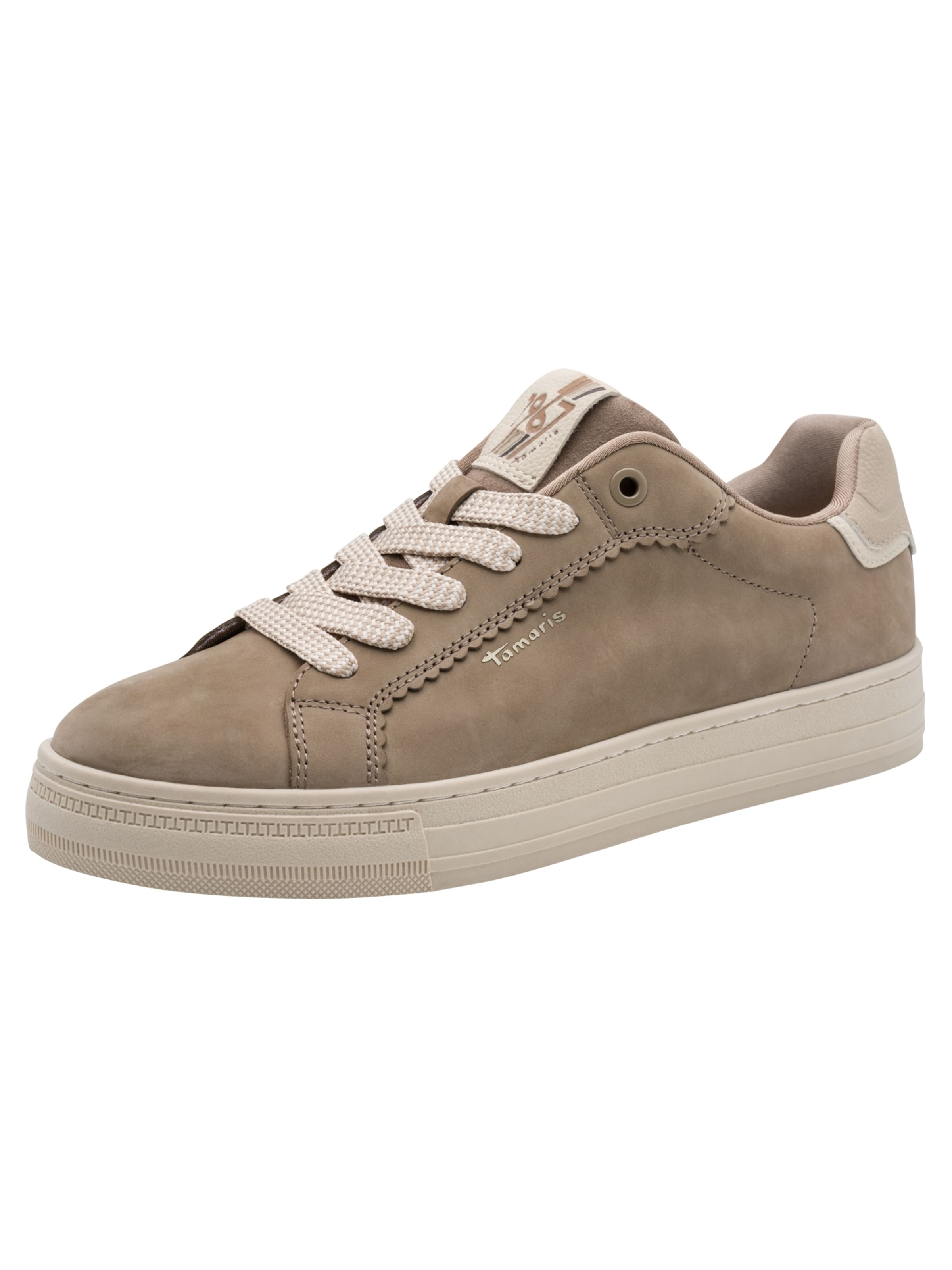 Tamaris Sneakersy niskie w kolorze beżowy: przód